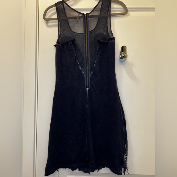 Free People Ice Ice Baby Beaded Sapphire Blue Mesh
Beaded Mini Dress Size S - Picture 3 of 4